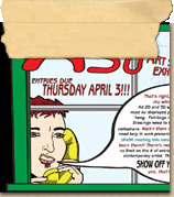 Art Student Union exhibit poster